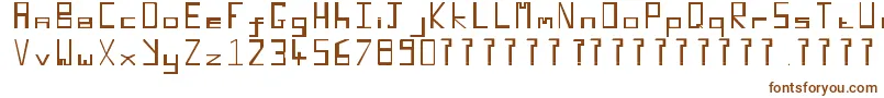 Retroblocky Font – Brown Fonts