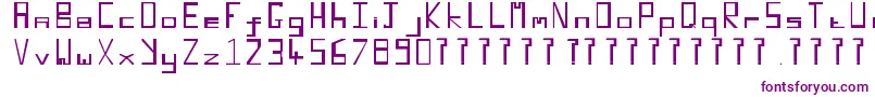 Retroblocky Font – Purple Fonts