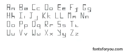 Retroblocky-fontti