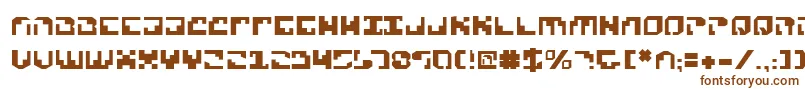 Xenov2 Font – Brown Fonts on White Background