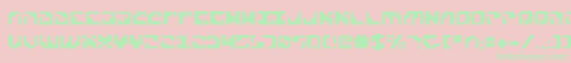 Xenov2 Font – Green Fonts on Pink Background