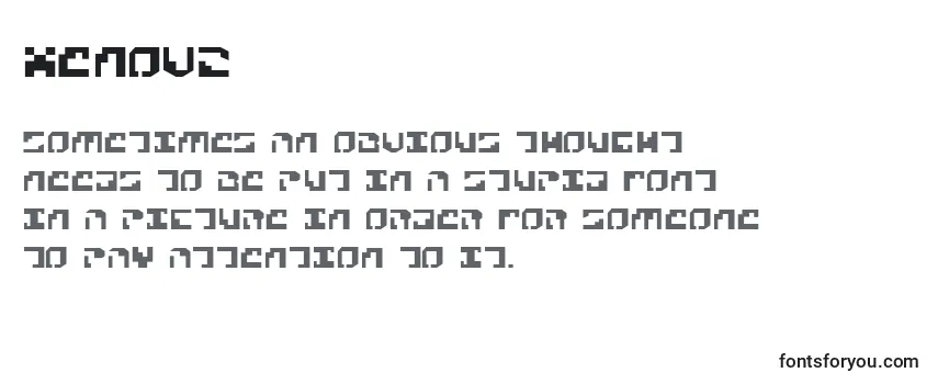 Review of the Xenov2 Font