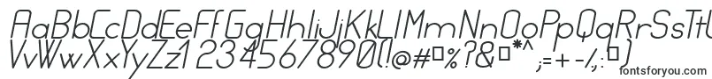 FocusItalic-Schriftart – Typografische Schriften