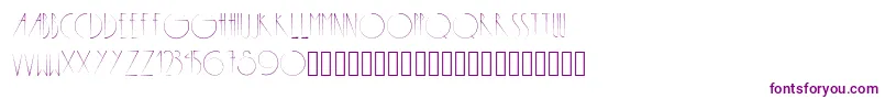 Metropolis Font – Purple Fonts on White Background