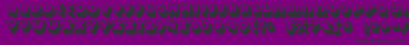 Sudbury Basin 3D Font – Black Fonts on Purple Background