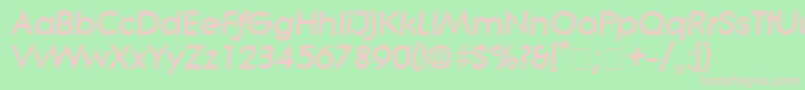 SaborDisplaySsiItalic Font – Pink Fonts on Green Background