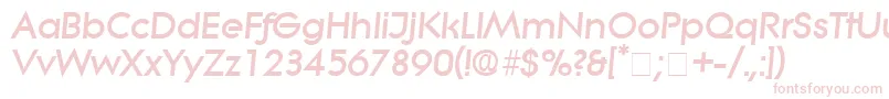 SaborDisplaySsiItalic Font – Pink Fonts on White Background