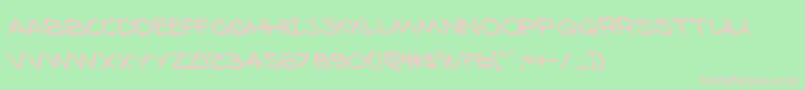 98bottlesleft Font – Pink Fonts on Green Background