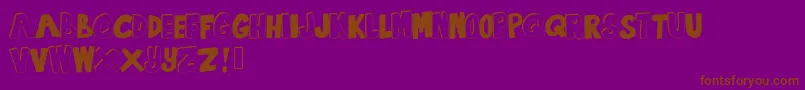 SummertimeLovin Font – Brown Fonts on Purple Background