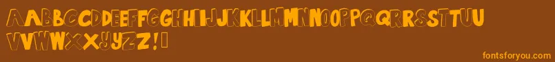 More about SummertimeLovin Font SummertimeLovin Font – Orange Fonts on Brown Background