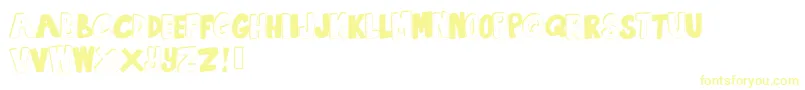 SummertimeLovin Font – Yellow Fonts on White Background
