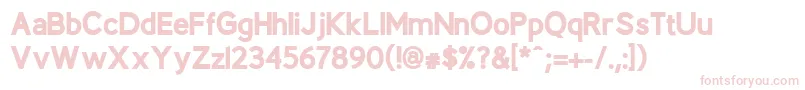 BerlinXBold Font – Pink Fonts on White Background