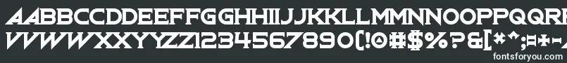 Шрифт OxenCrossbow – белые шрифты