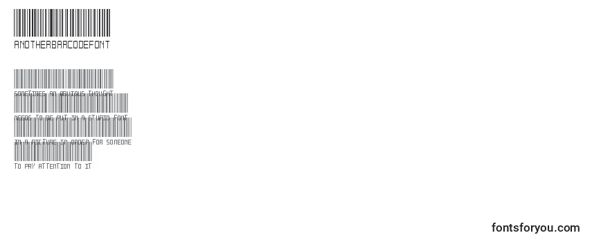 anotherbarcodefont, шрифт anotherbarcodefont, скачать шрифт anotherbarcodefont, шрифт anotherbarcodefont скачать бесплатно
