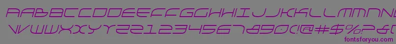 Galgai Font – Purple Fonts on Gray Background