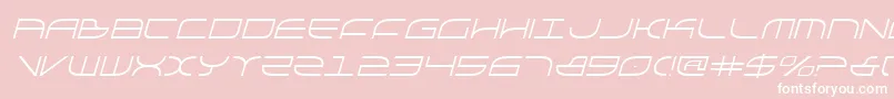 Galgai Font – White Fonts on Pink Background