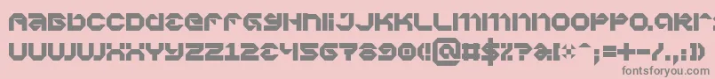 Vaporbp Font – Gray Fonts on Pink Background