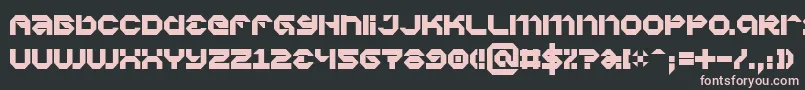 Vaporbp Font – Pink Fonts on Black Background