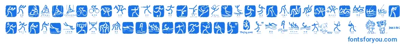 OlympicBeijingPictos Font – Blue Fonts