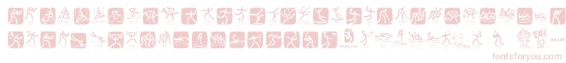 Police OlympicBeijingPictos – polices roses
