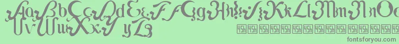 Lipi Font – Gray Fonts on Green Background