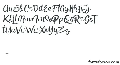 шрифт PinkGladiolusOne