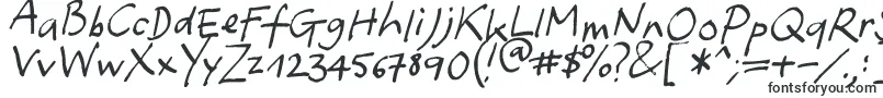 Yafont-Schriftart – Skript-Schriften