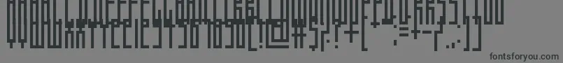 Thinman Font – Black Fonts on Gray Background