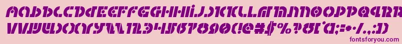 Questlokital Font – Purple Fonts on Pink Background