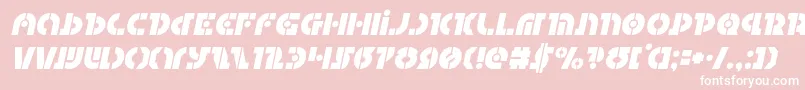 Questlokital Font – White Fonts on Pink Background