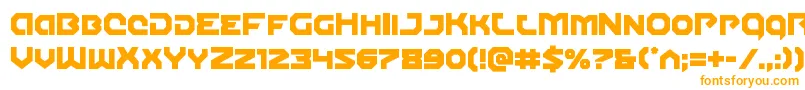 Gunnerstorm Font – Orange Fonts on White Background