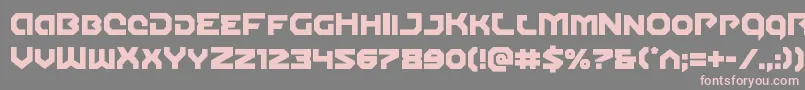 Gunnerstorm Font – Pink Fonts on Gray Background