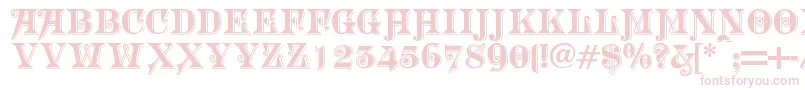 Morgtn Font – Pink Fonts on White Background