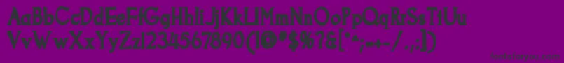 Goodfishink Font – Black Fonts on Purple Background