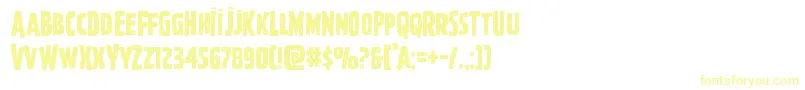 Ghoulishintentcapshift Font – Yellow Fonts