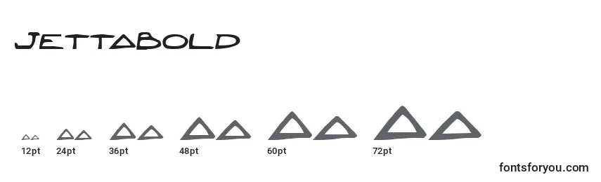 JettaBold Font Sizes