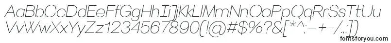 VillerayThinitalic Font – Fonts for Adobe Reader