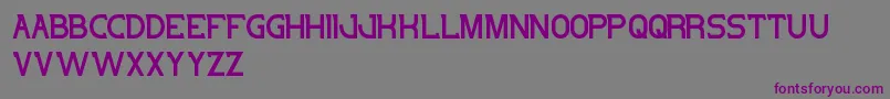 Шрифт Salute – фиолетовые шрифты на сером фоне