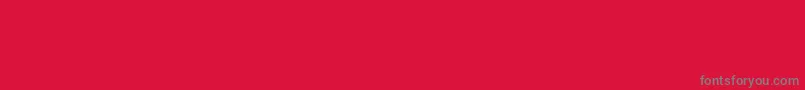 Borderfontculturals Font – Gray Fonts on Red Background