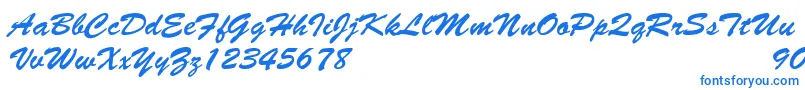 BrushscriptNormalItalic Font – Blue Fonts