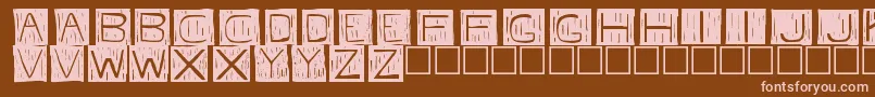 More about Fkafont Font Fkafont Font – Pink Fonts on Brown Background