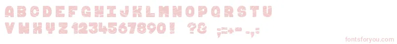 FuguMaki Font – Pink Fonts on White Background
