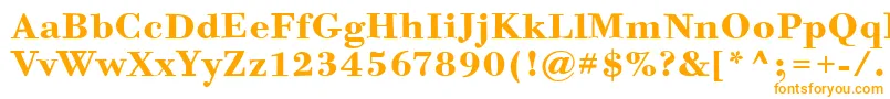 BodoniSixItcBold Font – Orange Fonts