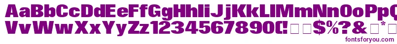 SurinDisplaySsi Font – Purple Fonts on White Background