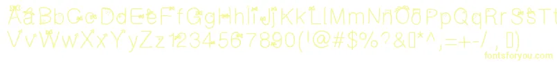 Galfont-fontti – keltaiset fontit