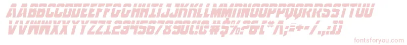 フォントAnitllesLaserItalic – ピンクのフォント