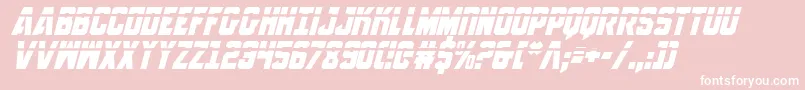 fuente AnitllesLaserItalic – Fuentes Blancas Sobre Fondo Rosa
