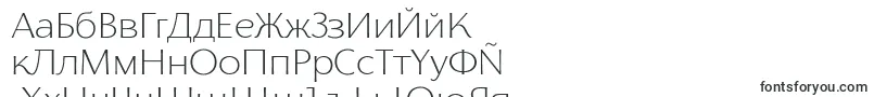 フォントFlorentiaExtralightTrial – ブルガリアのフォント