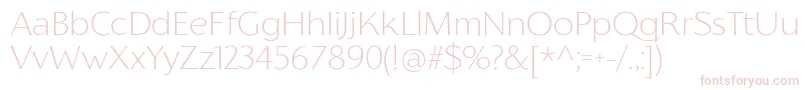 FlorentiaExtralightTrial Font – Pink Fonts