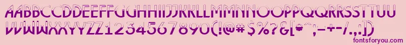 ALancetbw Font – Purple Fonts on Pink Background